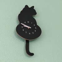 にゃんとパリパリなクレープ　時計