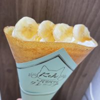にゃんとパリパリなクレープのクレープ